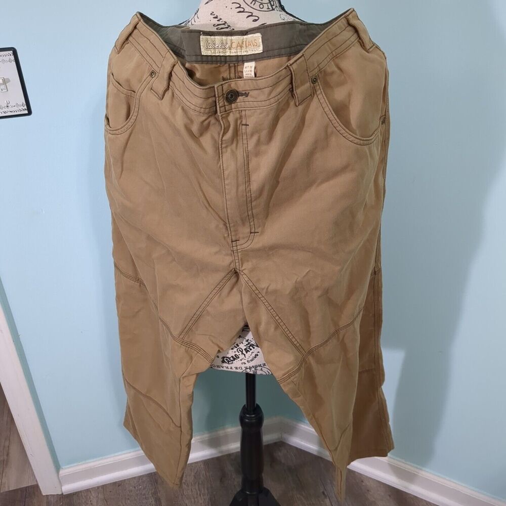 Cabelas Outdoor Gear Brown Pants Mens 38 x 30 Cotton Hiking Outdoor Work gorpcor